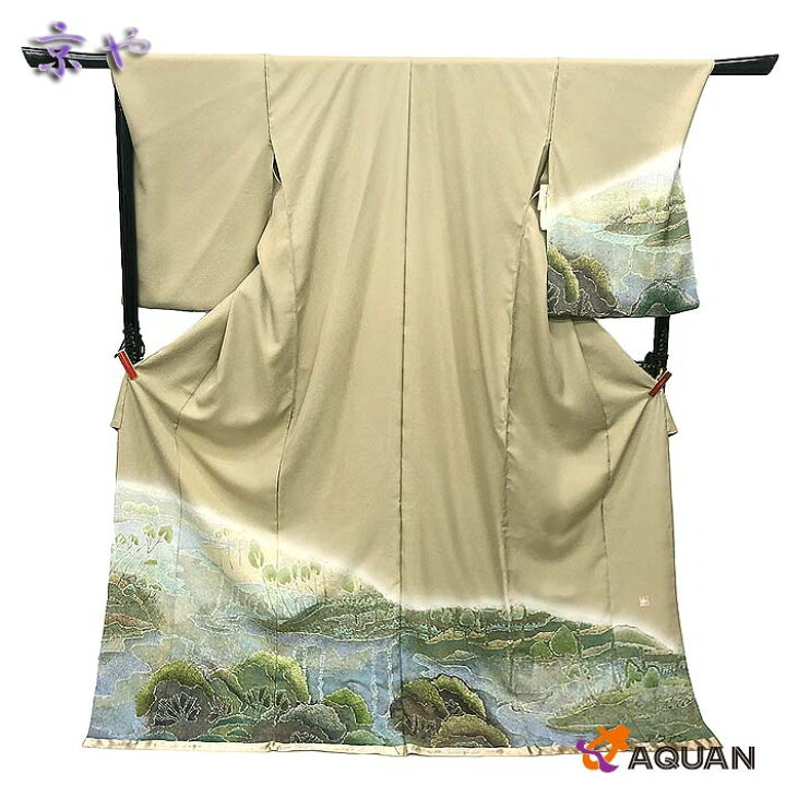 楽天市場】【アウトレット 展示品】京やN040 正絹 反物 仮絵羽仕立て 