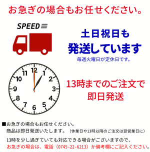 即日発送