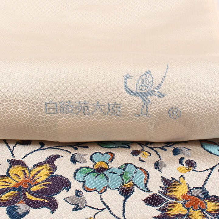 楽天市場】【1/18 0:00-☆全品10%OFFクーポン】白綾苑大庭 正絹 特選 