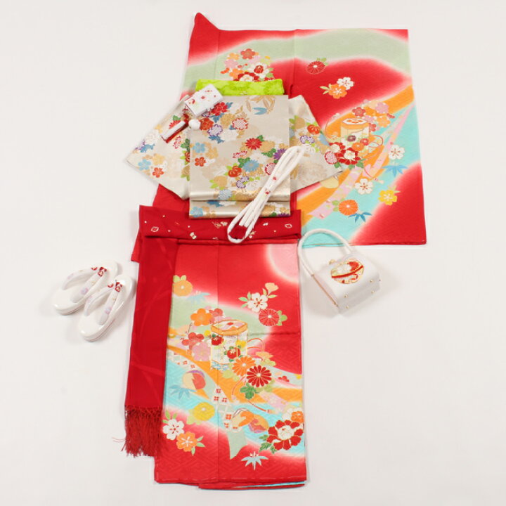楽天市場】【最大10%OFF☆18th感謝祭 開催中】 七五三 7歳 着物 手描き 