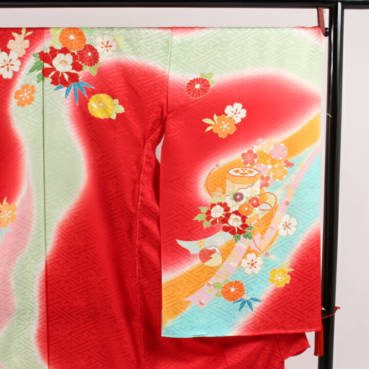 楽天市場】【2/18〜 10%OFFクーポン☆帯仕立て無料】七五三 7歳 着物  