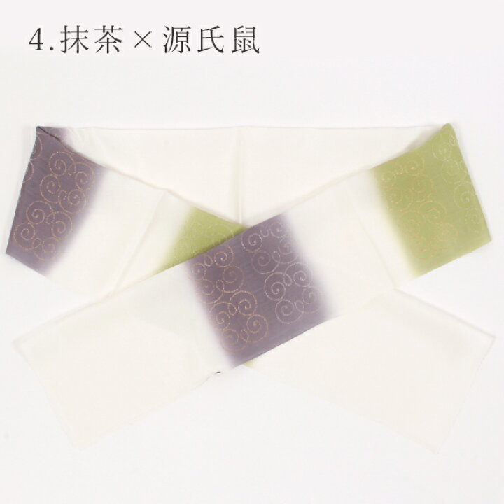 楽天市場】正絹帯揚げ 和小物さくら 縫取り唐草横段暈し 日本製 丹後 