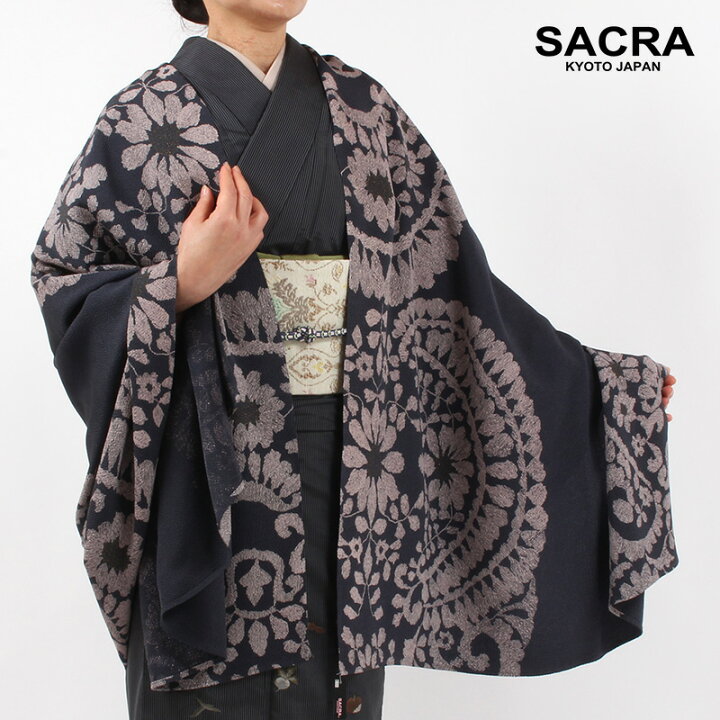楽天市場】和装ショール 摺型友禅多ち花×和小物さくら 「スペイン 
