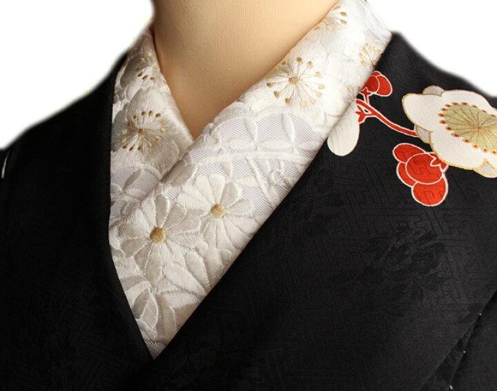 楽天市場】【8/12-8/18☆全品ポイント5倍】半襟 刺繍半襟 正絹