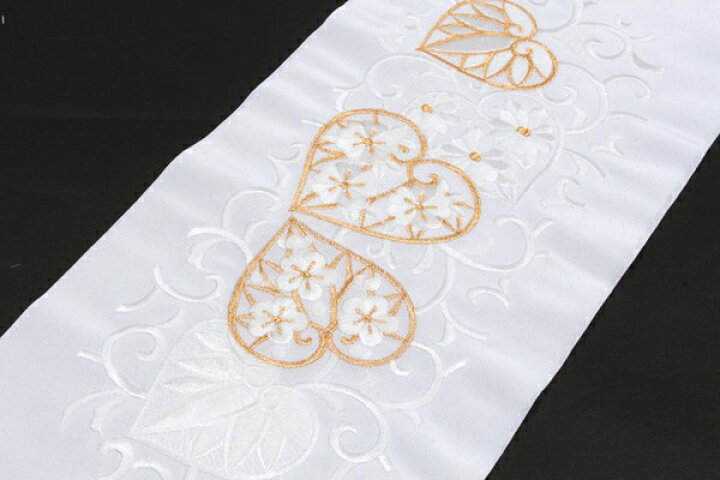 新品刺繍えり(わさび色）