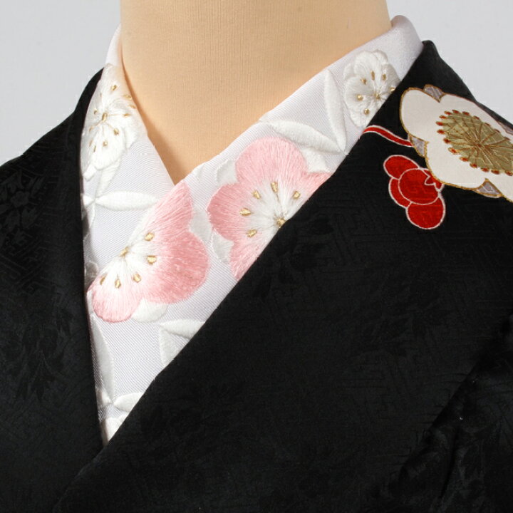 楽天市場】【3/25限定☆P5倍 & 最大1000円OFF】 半襟 刺繍半襟 正絹 