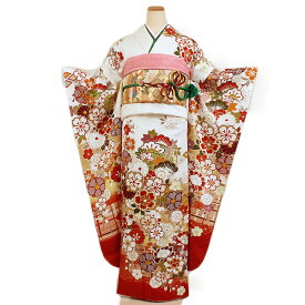 【レンタル】【振袖レンタル 白系 四季草花 など】正絹 振袖 レンタルフルセット ふりそで 振袖セット レンタル振袖 振り袖 結婚式 披露宴 親族 卒業式 パーティー 結納 着物レンタル 貸衣装 女性 和服 華やか 晴れ着 往復送料無料 f361