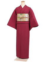 楽天市場】色無地 着物 赤の通販