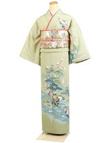 楽天市場】黄緑（種類（着物）訪問着）（レディースファッション）の通販
