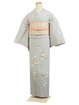 楽天市場】絽 訪問着（カラーグレー）（和服｜レディースファッション 