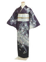 楽天市場】訪問着 レンタル 紫 辻が花の通販