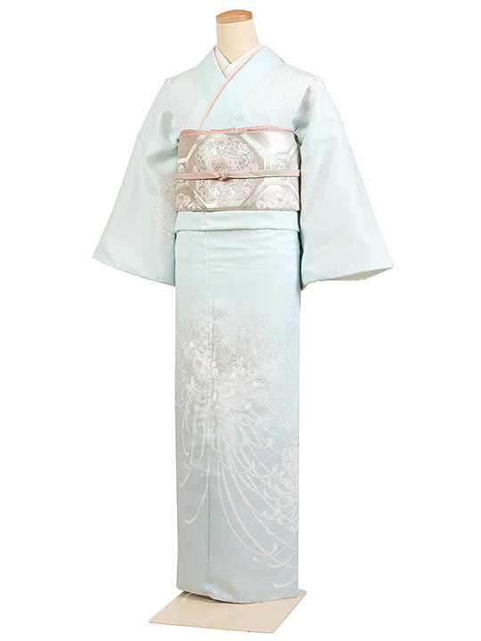 楽天市場】【レンタル】【訪問着 水色系 くすみカラー 乱菊】訪問着 