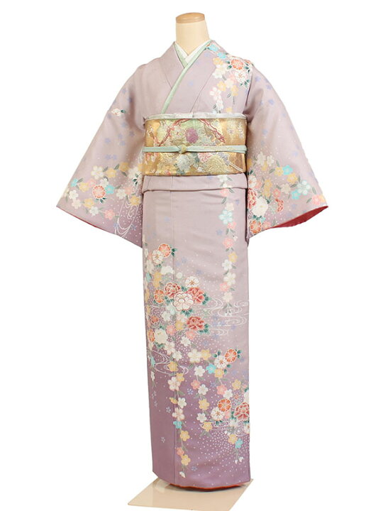 楽天市場】【レンタル】【訪問着 紫系 四季花】訪問着レンタル フル 