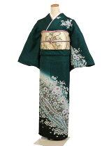楽天市場】辻が花 訪問着 グリーンの通販