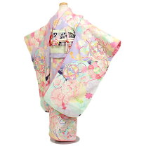 楽天市場】乙 葉 着物 七五三 紫の通販