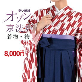 着物・袴2点セット クリーニング オゾン京洗い 着物・袴sin4011 【KIMONO梅千代】【S】