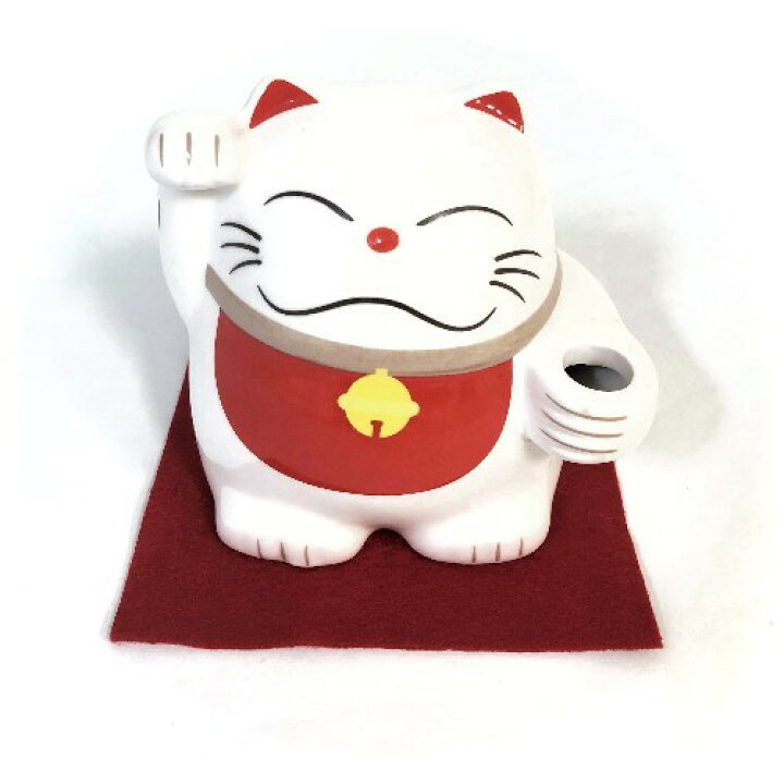 楽天市場 招き猫 かわいい 置き物 印鑑入れ 和風 陶器 ペン立て 印鑑ケース 便利 スタンプケース おしゃれ 和風インテリア まねきねこ 玄関 まねき猫 招きねこ 置物 オブジェ ねこちゃん 風水 開運 運気アップ きもの 浪漫 結城屋 楽天市場店