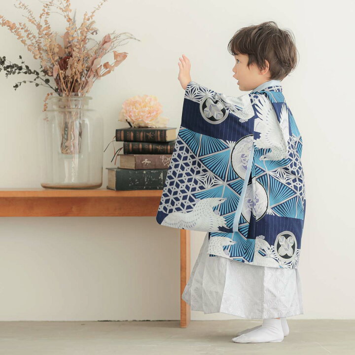 楽天市場】【レンタル】七五三 着物 男の子 3歳 「BY158 ジャパン 