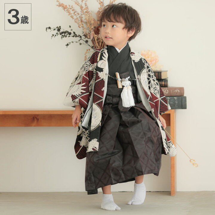 楽天市場】【レンタル】七五三 着物 男の子 3歳 「BY159 ジャパン 