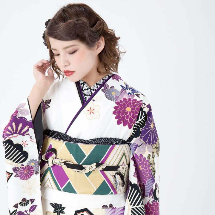 楽天市場】【販売商品 / 同梱専用】半衿 刺繍 菊菱 青海波 日本製 黒 
