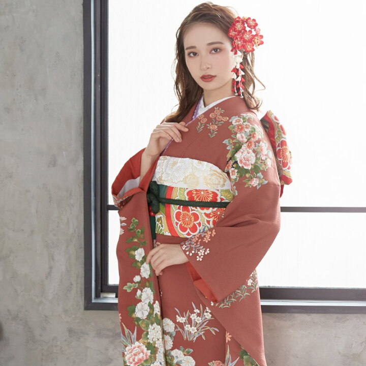 楽天市場】【レンタル】振袖専用オプション 帯揚げ 刺繍 牡丹 白 