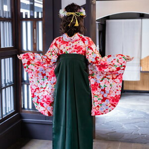 楽天市場 レンタル 袴 レンタル フルセット 卒業式 女 レディース 卒業式袴セット 大学 G346赤 桜 桜 卒業式 袴レンタル ハカマ 着物 フルセット 二尺袖 女 袴 袴セット 京都着物レンタル夢館