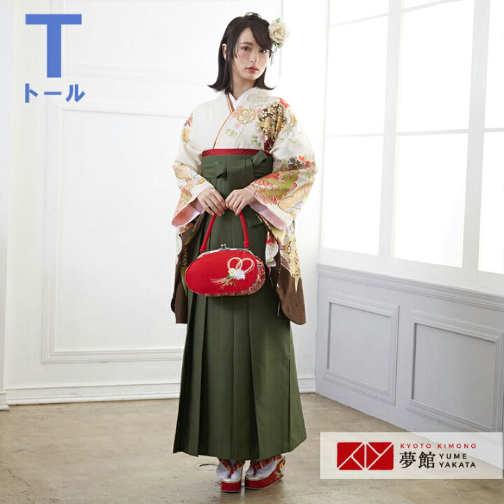 楽天市場 3月は完売しました 袴 レンタル フルセット 卒業式 女 袴セット 大学 G797大きいサイズ トールサイズ アイボリー 梅菊笹桜宝尽くし 袴レンタル ハカマ 着物 二尺袖 レディース 京都着物レンタル夢館