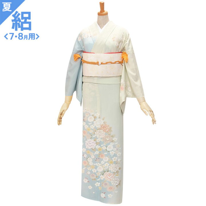 楽天市場】絽【レンタル】【夏用】訪問着 レンタル 着物レンタル 