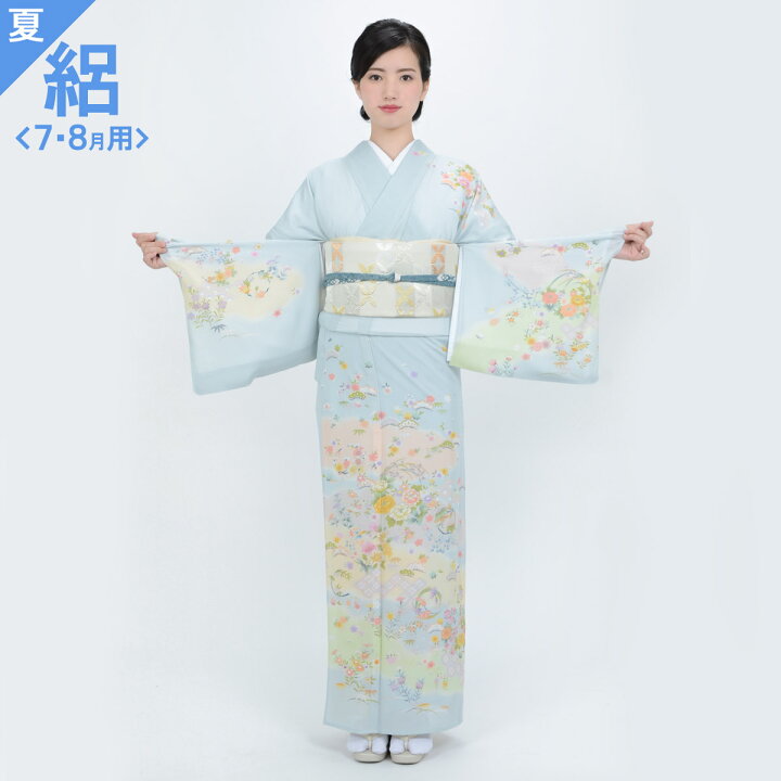 楽天市場】絽【レンタル】【夏用】訪問着 レンタル 着物レンタル 