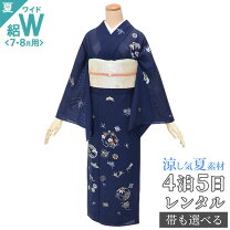 楽天市場】夏着物 絽 紺色の通販 