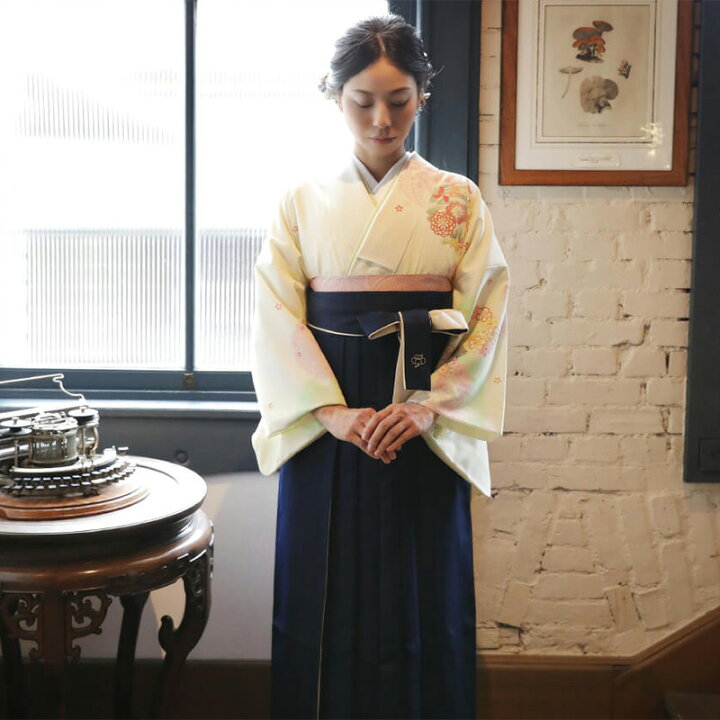 楽天市場 レンタル ジャパンスタイル 袴 レンタル 先生 女 袴セット 教員 職員 先生 Hg772 クリーム 花の丸 ポリエステル 卒業式 袴 フルセット 女性 はかま ハカマ レンタル 貸衣装 かしいしょう 送料無料 一部地域を除く 京都着物レンタル夢館