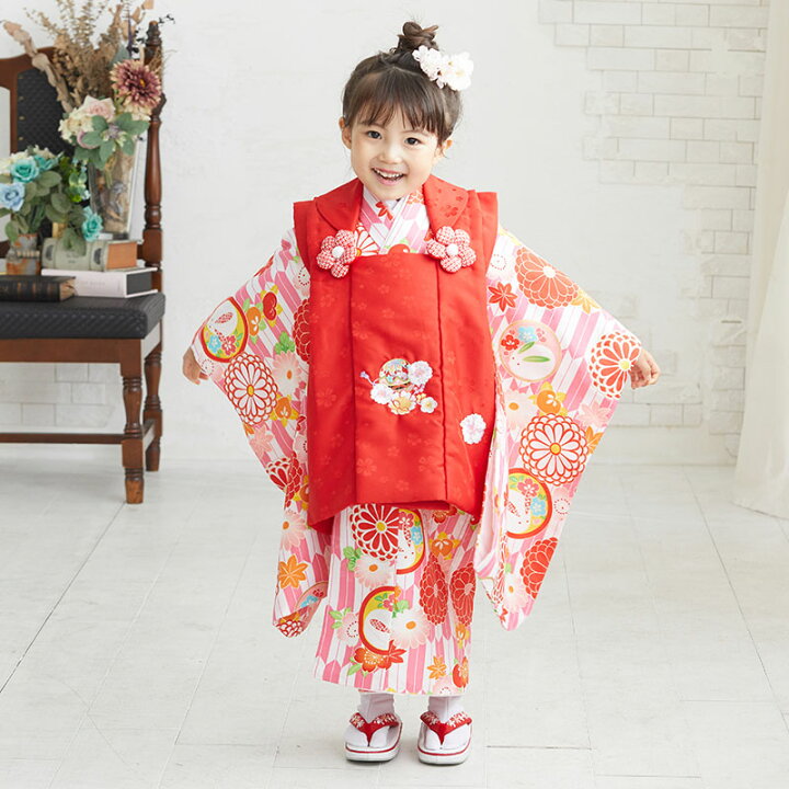楽天市場】【レンタル】[七五三 着物 3歳 レンタル 女の子] 三歳 