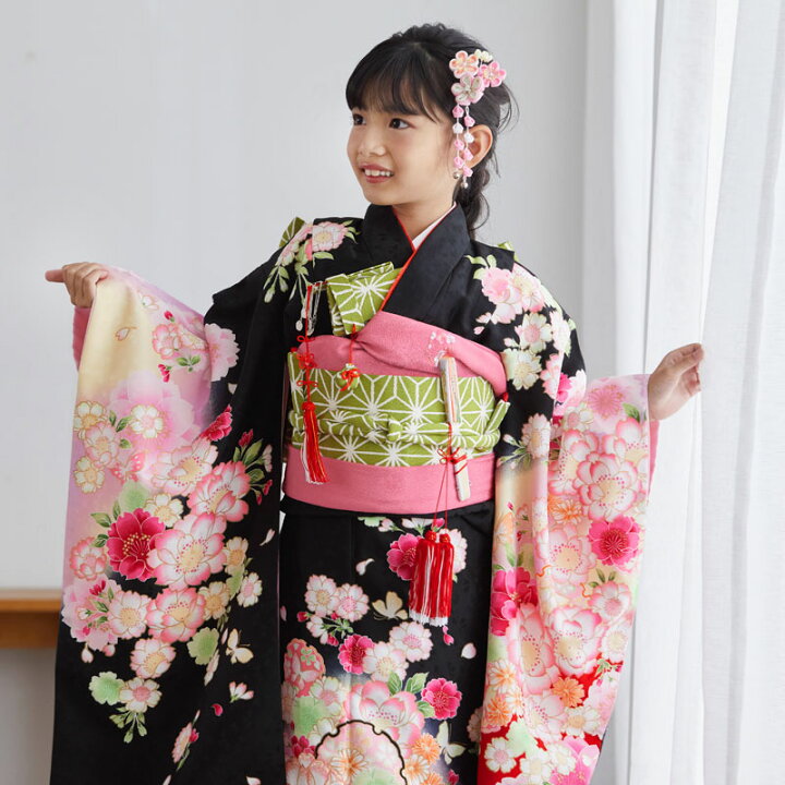 楽天市場】【レンタル】753 七五三 着物 7歳 フルセット 女の子 