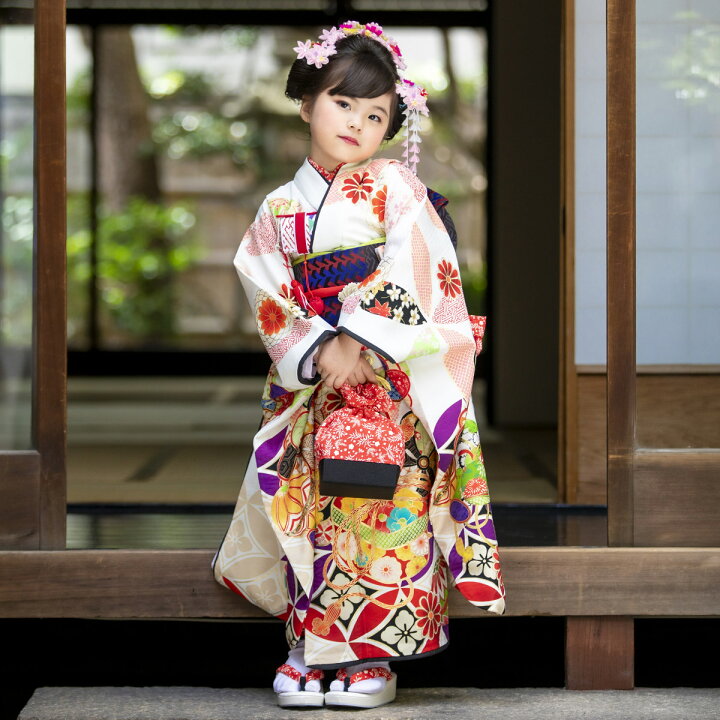楽天市場】【レンタル】753 七五三 着物 7歳 フルセット 女の子 