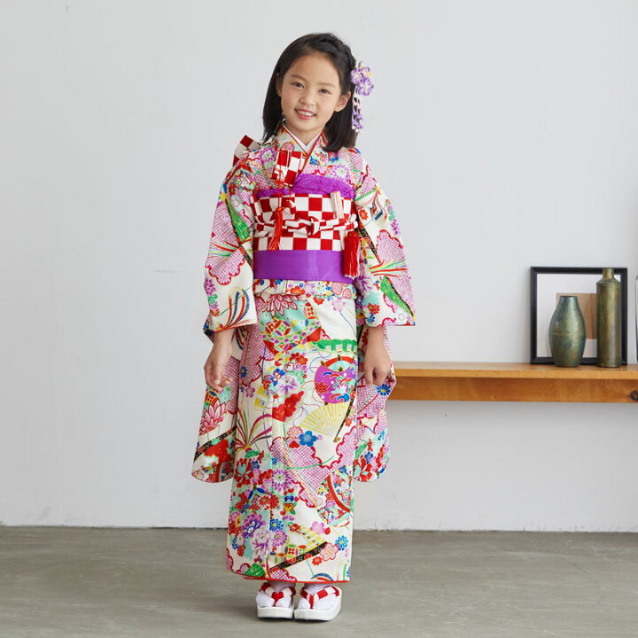 楽天市場】【レンタル】753 七五三 着物 7歳 フルセット 女の子  