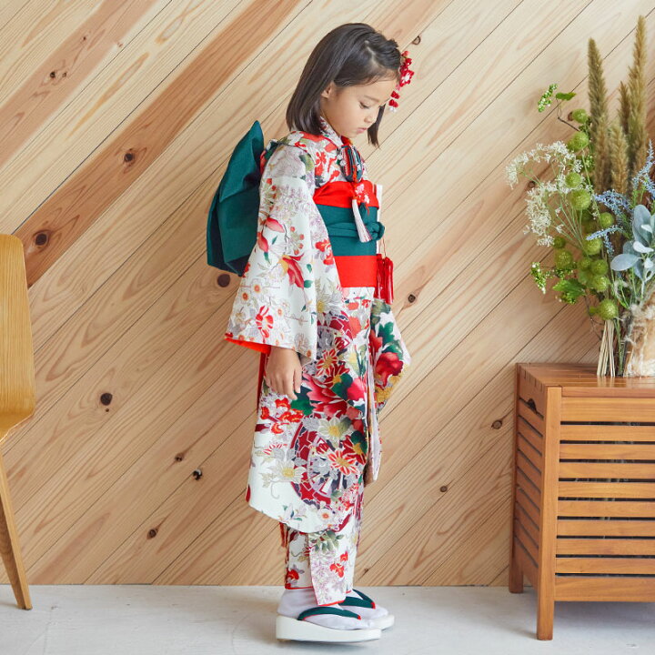 楽天市場】【レンタル】753 七五三 着物 7歳 フルセット 女の子 