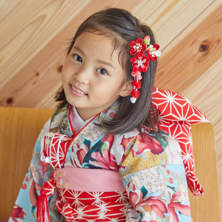 人気絶頂 七五三 中古着物 女の子 四つ身 U 66 M Artpassions Ch