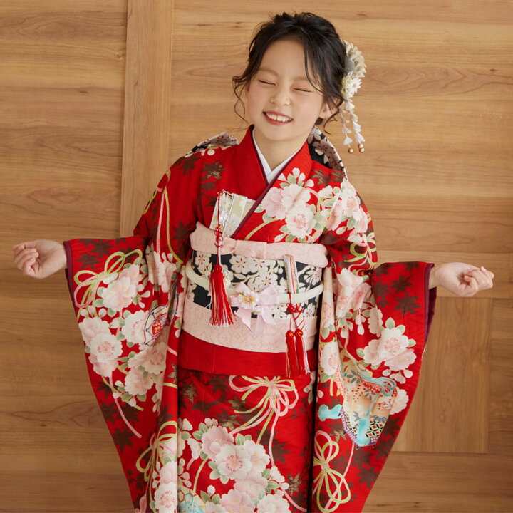 楽天市場】【レンタル】753 七五三 着物 7歳 フルセット 女の子  