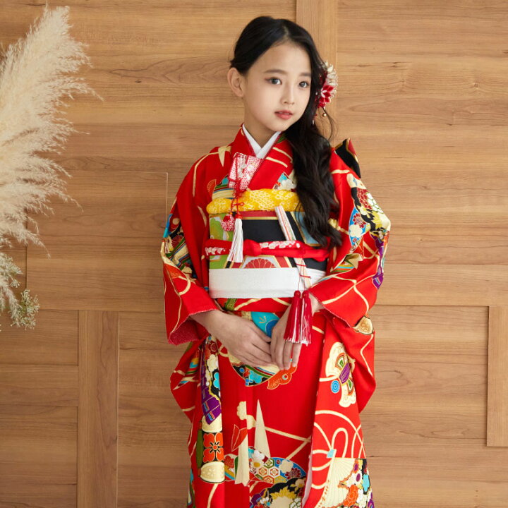 楽天市場】【レンタル】753 七五三 着物 7歳 フルセット 女の子  