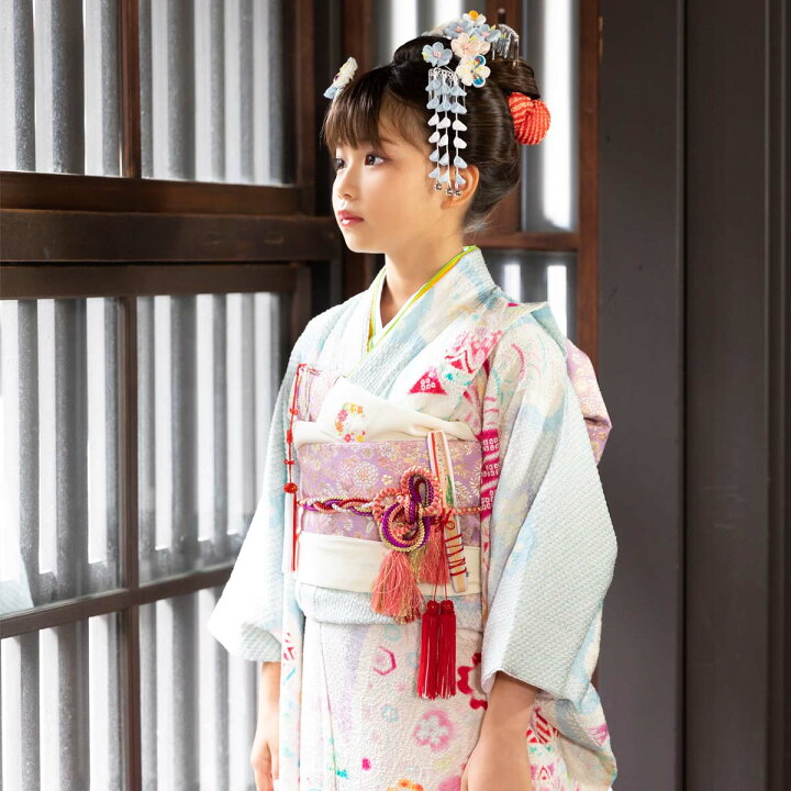 楽天市場】【レンタル】753 七五三 着物 7歳 フルセット 女の子  