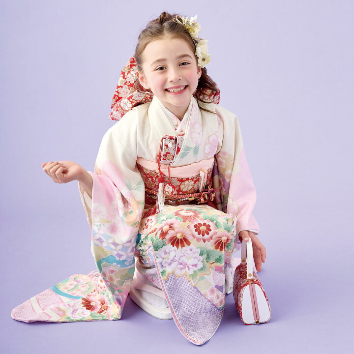 楽天市場】【レンタル】753 七五三 着物 7歳 フルセット 女の子 