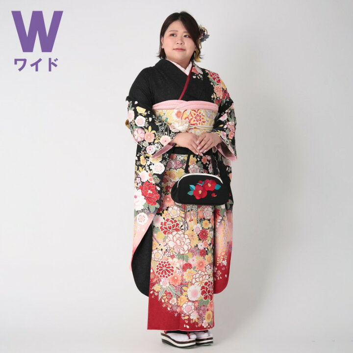 振袖 正絹 一越 共八掛 幾久重袖 京落慶に御所車 ダークパープル 158cm 
