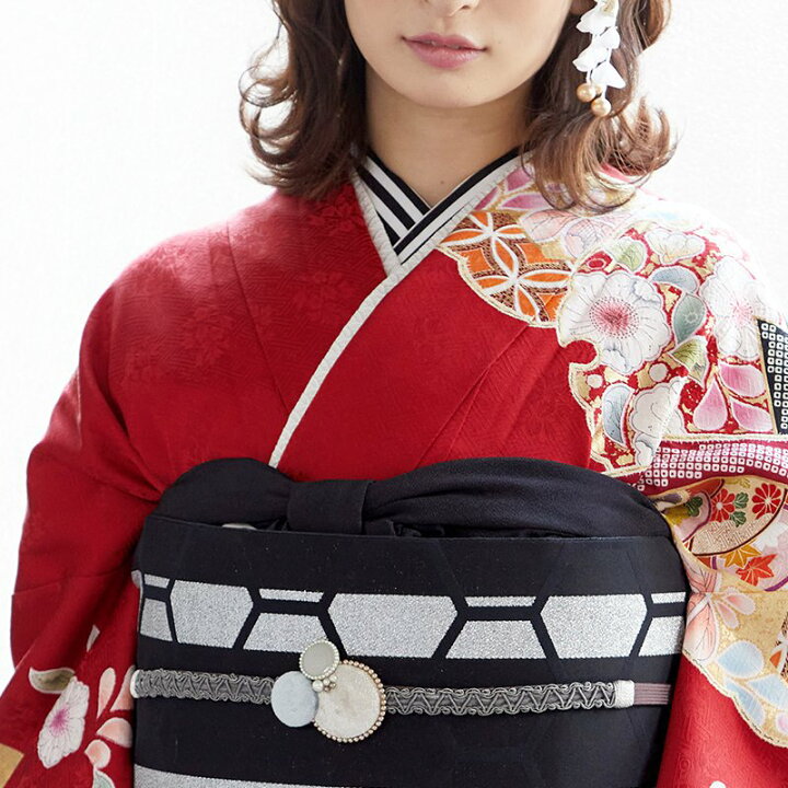 楽天市場】【振袖 レンタル】 結婚式 結納R1244 正絹 赤 雲取熨斗に 