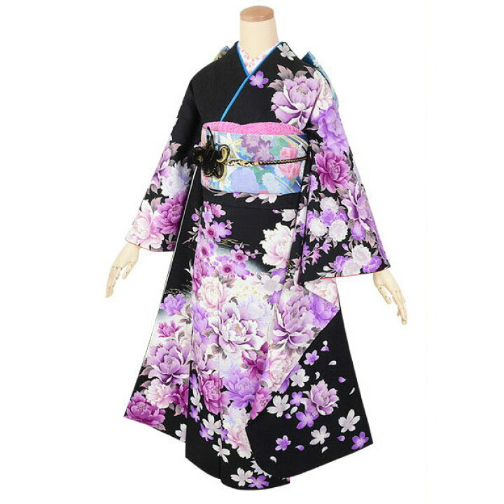 74179レディース着物黒ほか