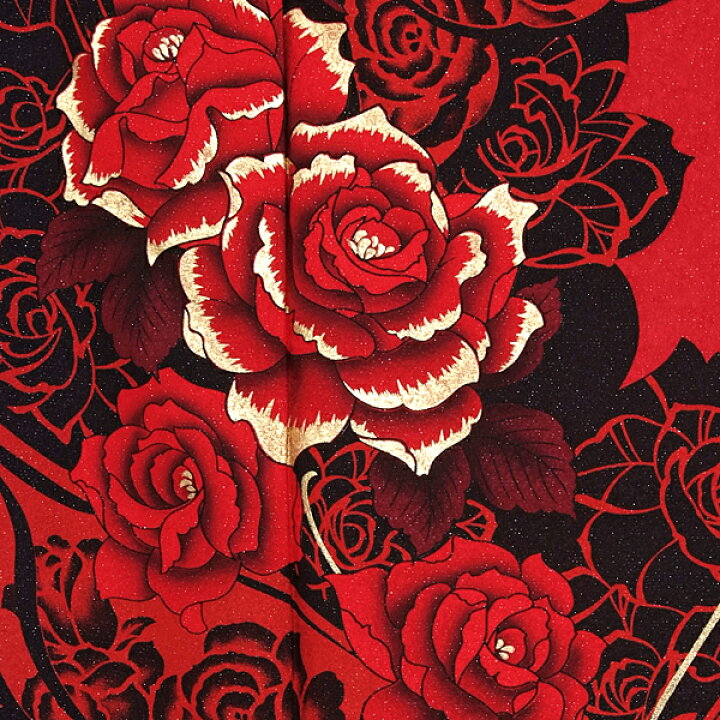 楽天市場 成人式 振袖 レンタル Rs940 正絹 赤黒 薔薇と蝶 成人式 フルセット 往復送料無料 足袋プレゼント 女性和服 ふりそで Rental れんたる せいじんしき 振り袖 京都着物レンタル夢館