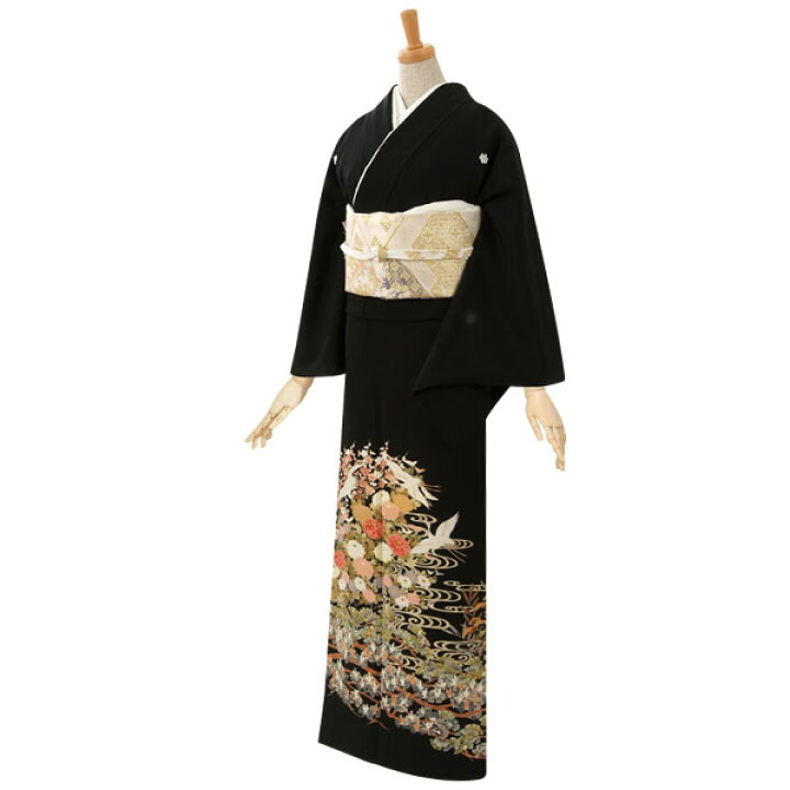 楽天市場】【レンタル】留袖 レンタル 「T007 菊花 松が枝 」 黒留袖  