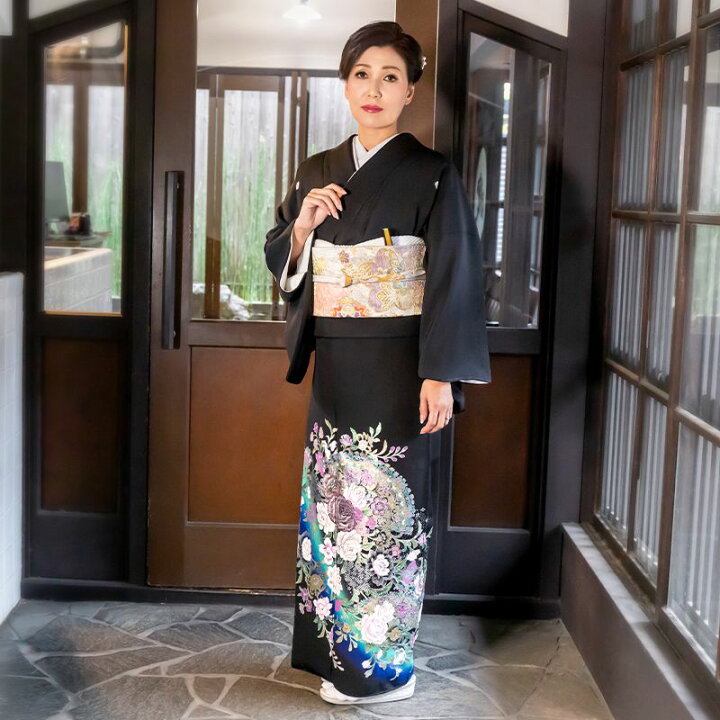楽天市場】【レンタル】留袖 レンタル 桂由美「T352 薔薇の花と扇 