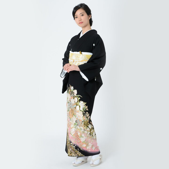楽天市場】【レンタル】留袖 レンタル 桂由美「T388 ピンクぼかし 薔薇 