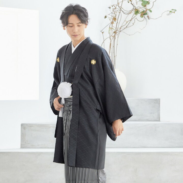 楽天市場】【レンタル】卒業式 袴レンタル 男 紋付 羽織袴〔Y001-Y185 