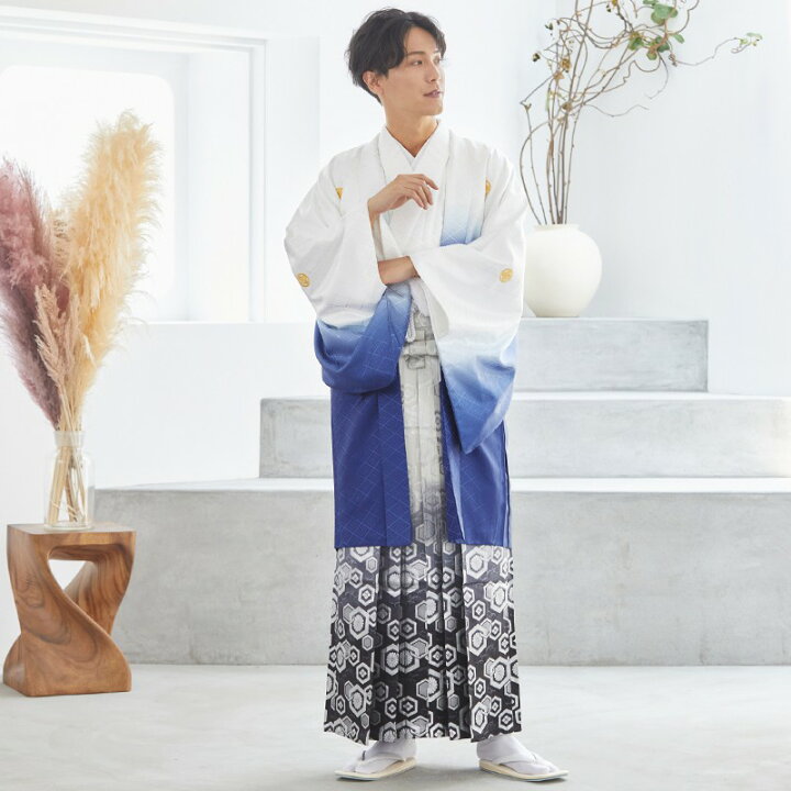 楽天市場】【レンタル】卒業式 袴レンタル 男 紋付 羽織袴〔Y018-Y170 